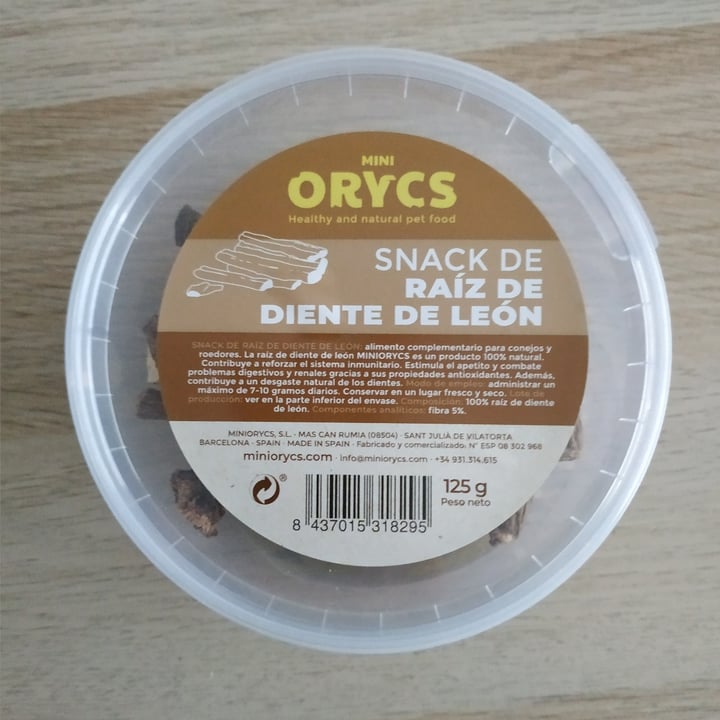 photo of Orycs Raices de diente de león shared by @maribelmp on  23 Mar 2022 - review