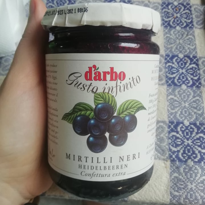 photo of d’arbo Marmellata Di Mirtilli Neri shared by @yue6 on  30 Dec 2021 - review