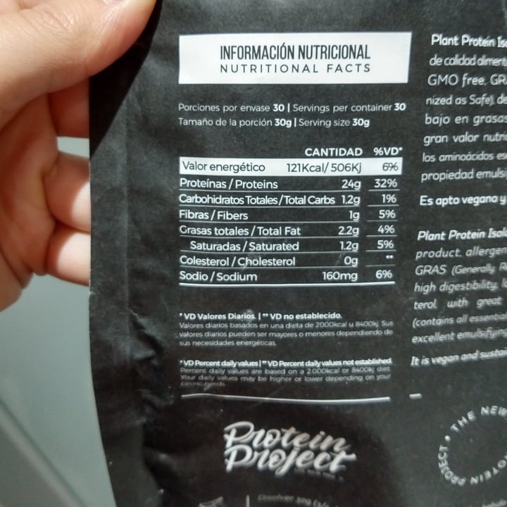 review photo of Protein Project Vegan Protein Isolate Sabor vainilla Caramelo shared by @nutricionvegana on 16 May 2021 - review