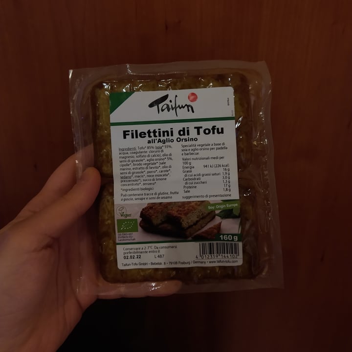photo of Taifun Filettini di Tofu all'Aglio Orsino shared by @gdtfrn on  14 Jan 2022 - review