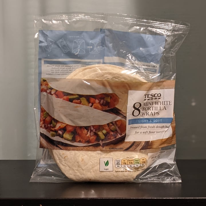 photo of Tesco White Tortilla Wrap shared by @sunporklegogay on  14 Jan 2021 - review