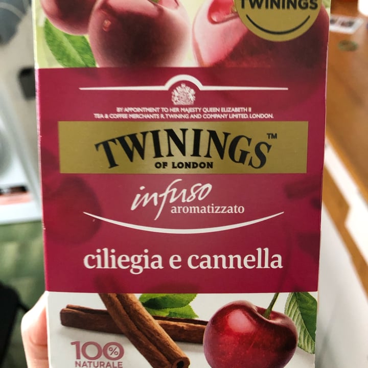 photo of Twinings Infuso ciliegia e cannella shared by @aliceinveganland on  10 Mar 2022 - review