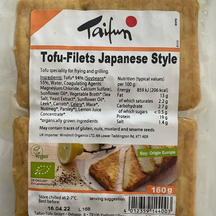review photo of Taifun Filettini di Tofu shared by @takeabiteandsmile on 23 Mar 2022 - review