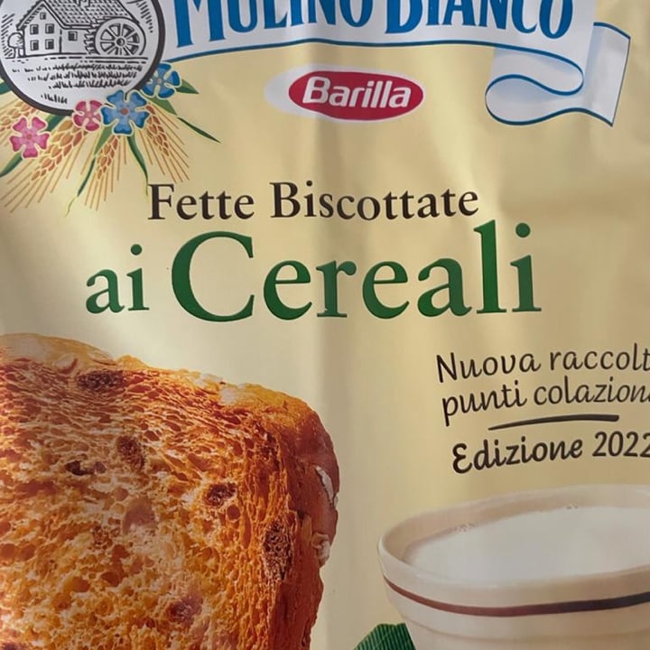 photo of Mulino Bianco Fette biscottate ai cereali shared by @verdure17 on  06 Apr 2022 - review