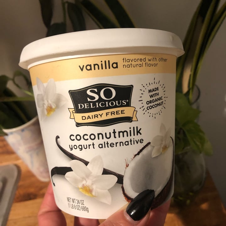 photo of So Delicious Dairy Free Vanilla Coconutmilk Yogurt Alternative shared by @isabelinzunzaa on  10 Nov 2021 - review