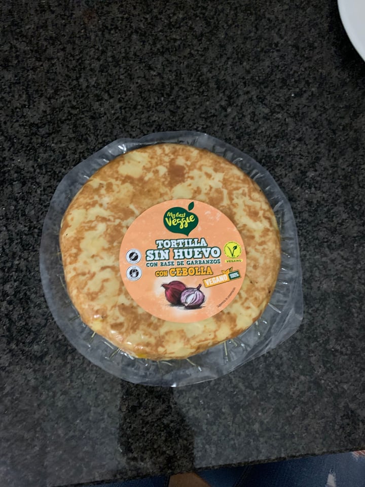 review photo of Vemondo Tortilla sin huevo a base de garbanzos y cebolla shared by @theveganharmony on 19 Feb 2020 - review