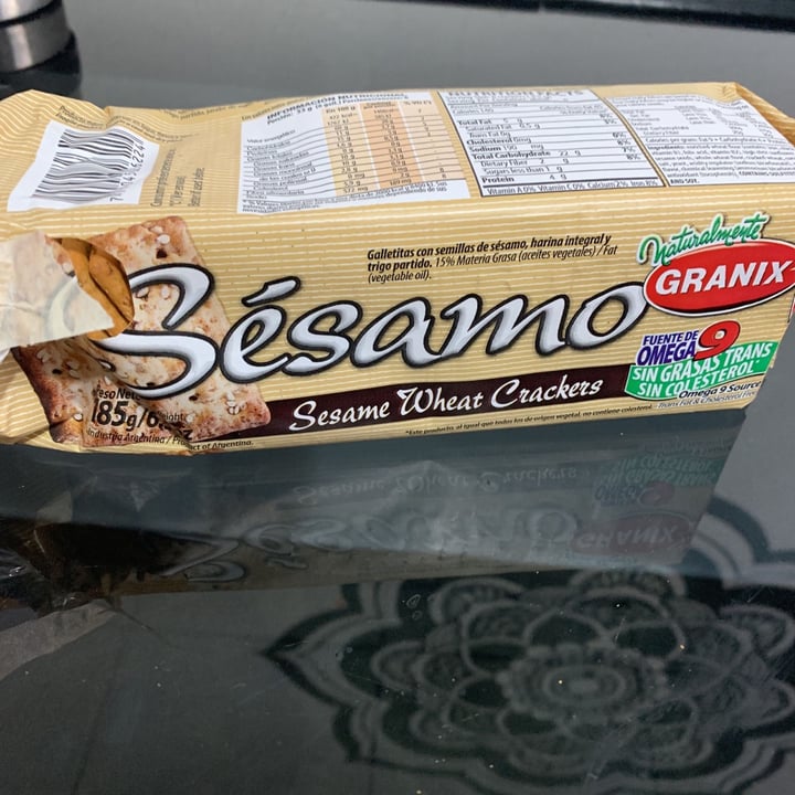 photo of Granix Galletitas Crackers con Semilla de Sésamo shared by @valentina777 on  20 Aug 2021 - review