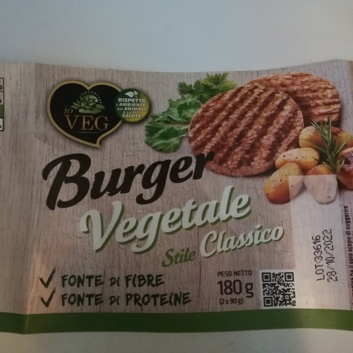 photo of ioVEG burger vegetale Stile Classico shared by @laetitia16 on  28 Oct 2022 - review