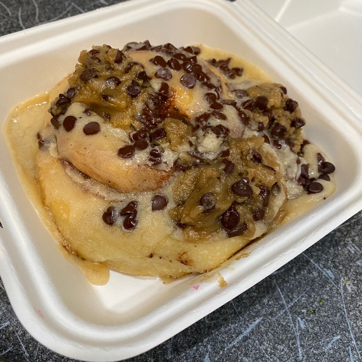 Cinnaholic Cinnamon roll With Cookie Dough Reviews abillion