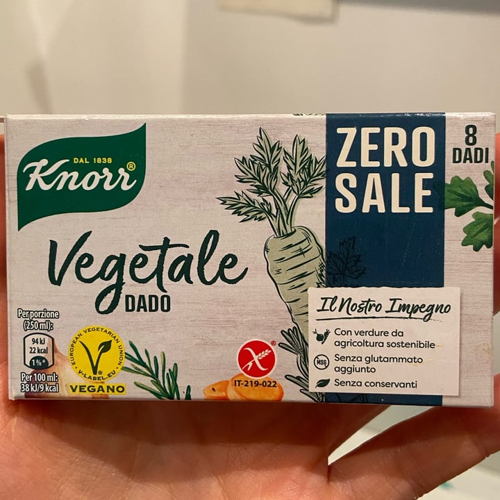 photo of Knorr Dado vegetale Zero Sale shared by @vals on  15 Apr 2022 - review