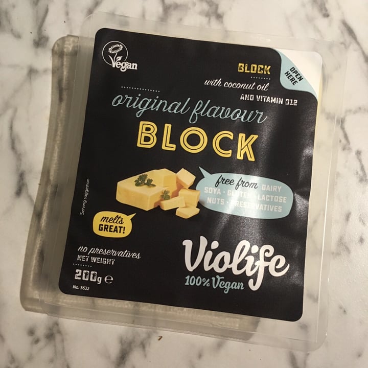 photo of Violife Original Flavour Block shared by @georgiaabigail on  04 Jan 2020 - review