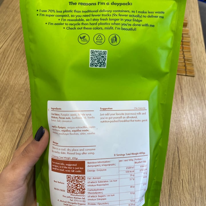 photo of Misfit Union Ola Granola shared by @mmitsi on  18 Dec 2021 - review