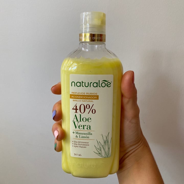 review photo of Naturaloe Organics Acondicionador Reflejos Rubios shared by @jmtn on 20 Nov 2020 - review