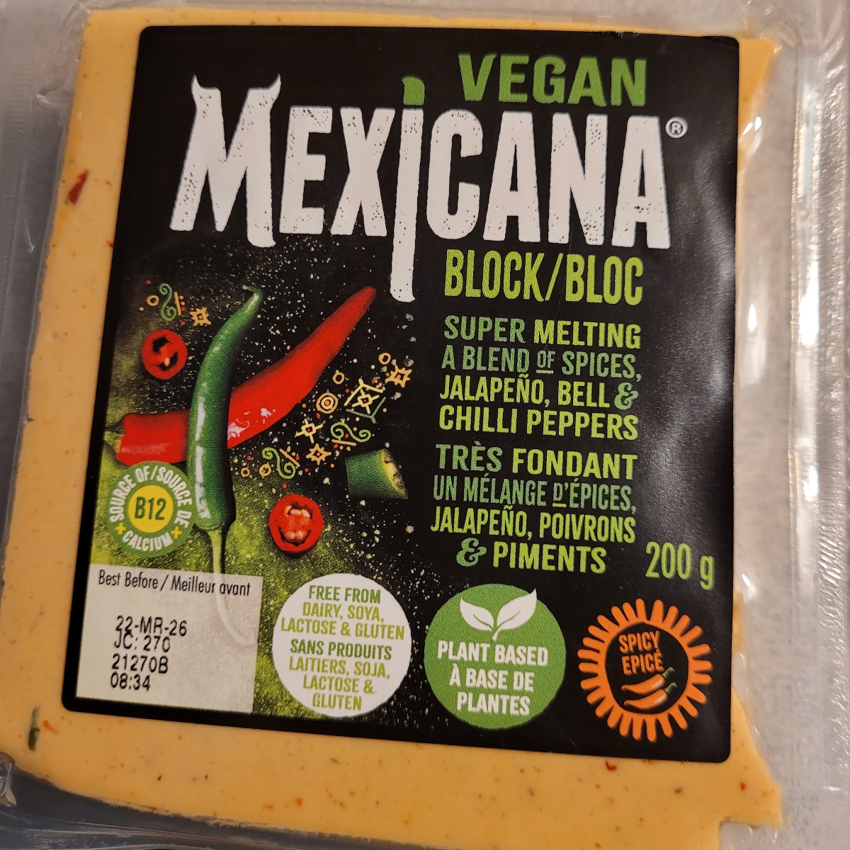 Vegan Mexicana bloc cheese Reviews abillion