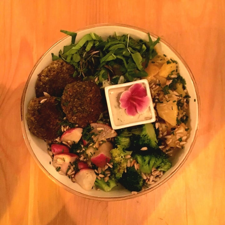 review photo of MIMO Vegan Bistro Bol De Falafel Al Horno shared by @irenesc on 03 May 2021 - review