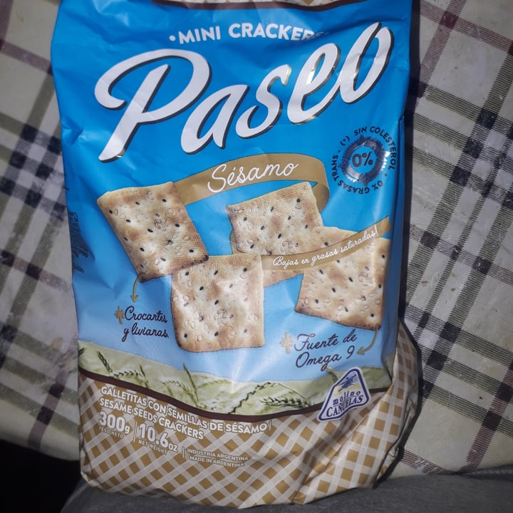 review photo of Molino Cañuelas Galletitas con Sesamo Mini Crackers Paseo shared by @clarisalibedinsky on 23 Sep 2020 - review