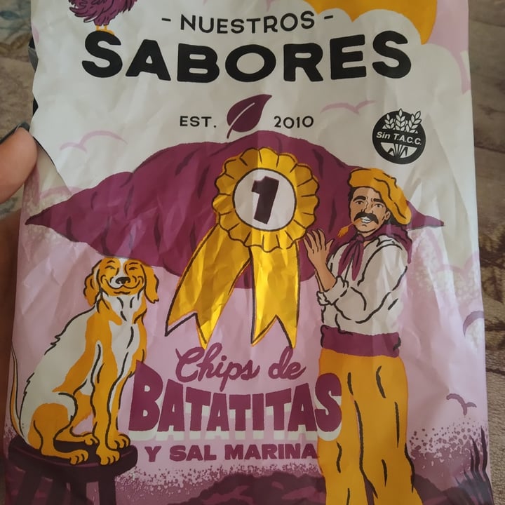 photo of Nuestros Sabores Chips De Batatitas Y Sal Marina shared by @pauromerolezcano on  05 Feb 2022 - review