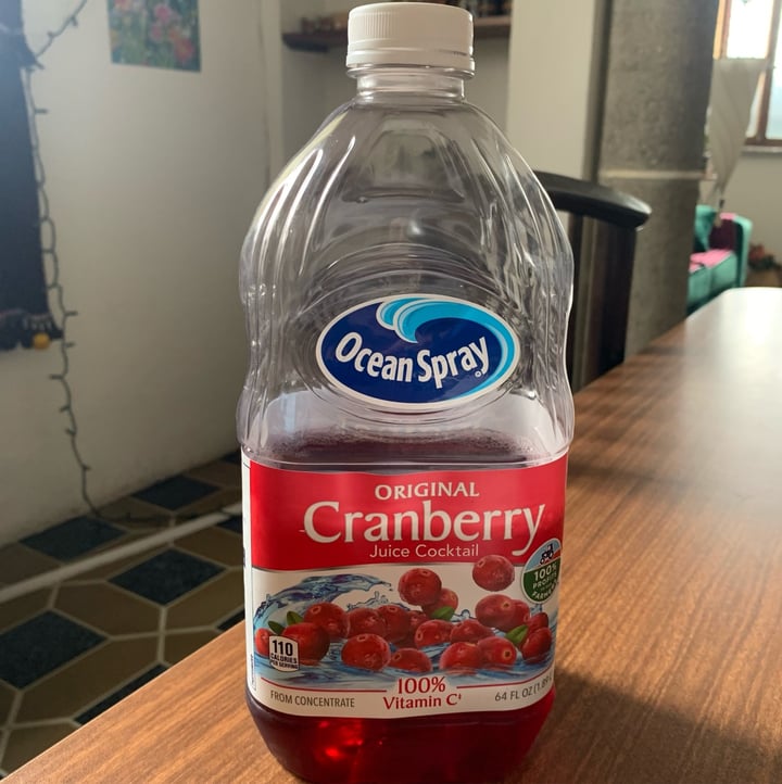 photo of Ocean Spray 100% Cranberry Juice shared by @andreaxolotl on  16 Nov 2021 - review