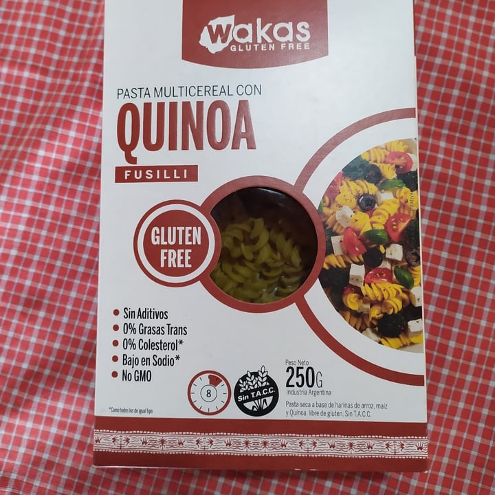 photo of Wakas Pasta Multicereal con Quinoa shared by @joaquin14 on  07 Nov 2021 - review