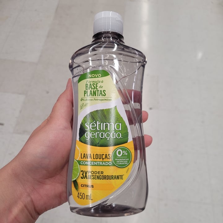 review photo of Sétima Geração Lava Louças Concentrado Citrus shared by @jenys on 04 May 2022 - review