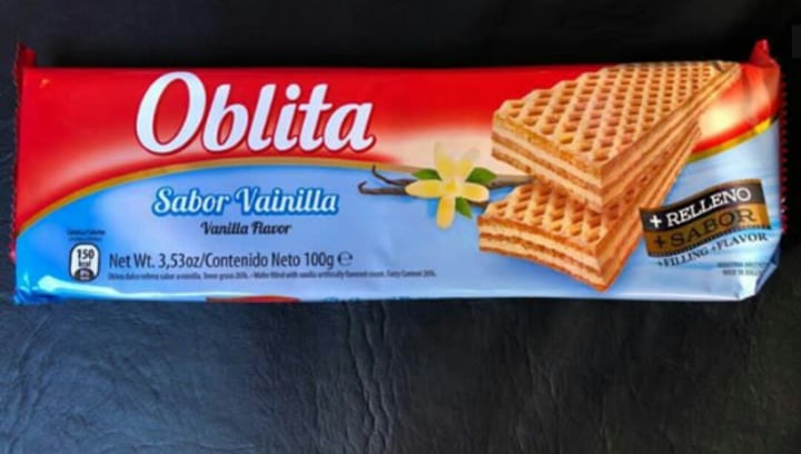 photo of Oblita Obleas sabor vainilla shared by @selegonzalez17 on  02 Apr 2020 - review