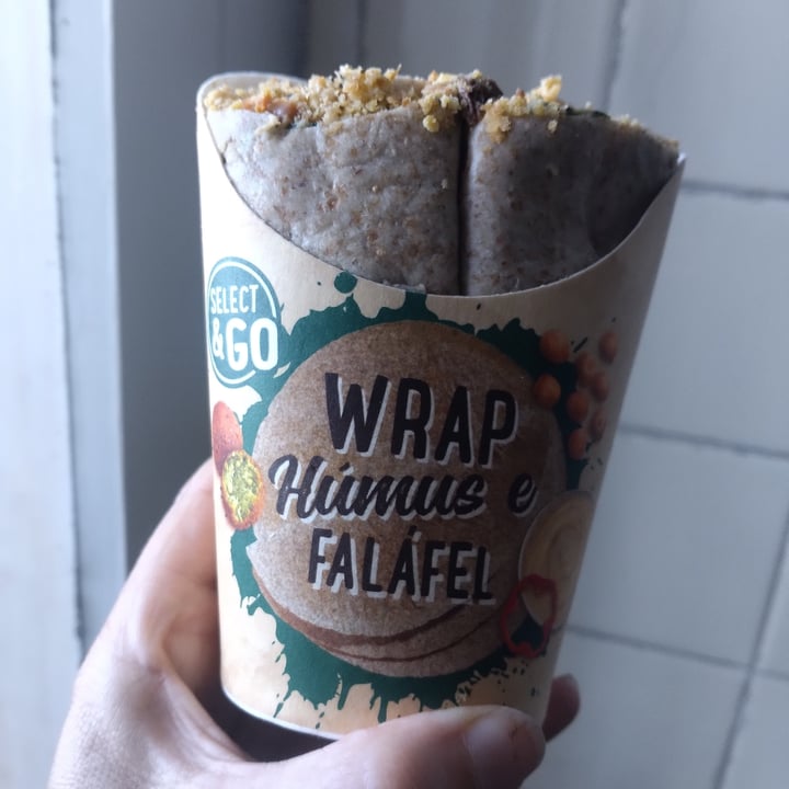 photo of Select & Go wrap hummus e falafel shared by @veganshakti on  30 Jul 2022 - review