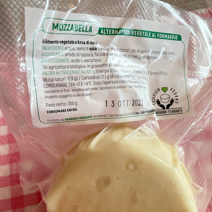 photo of Caseificio Vegano di Barbara Ferrante Mozzabella shared by @donarusti on  16 Sep 2022 - review