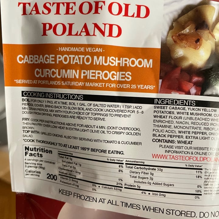 photo of TasteOfOldPoland Pierogies shared by @vetravel on  08 Jul 2021 - review