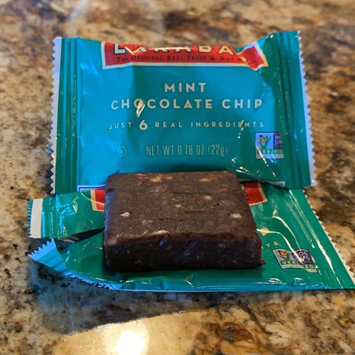 photo of Larabar Mini Mint Chocolate Chip shared by @marcikoni0220 on  18 May 2022 - review