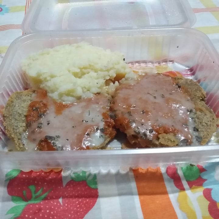 review photo of Cuenco Vegano Milanesas De Seitan Con Pure De Papa shared by @marspalenza on 29 Oct 2020 - review
