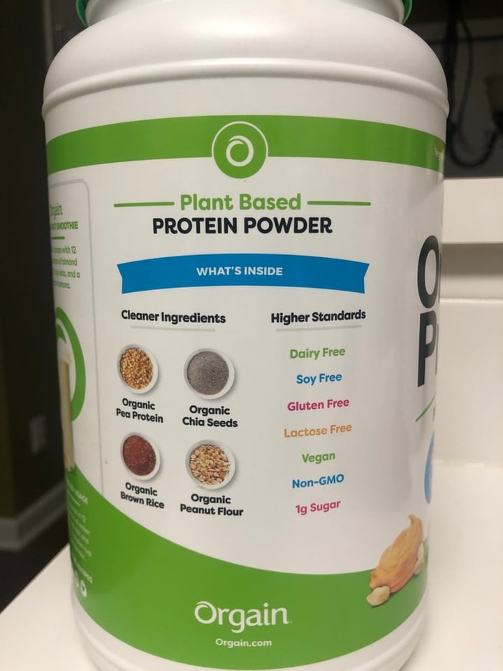 photo of Orgain Peanut Protein Powder shared by @courtlynn on  02 Dec 2019 - review