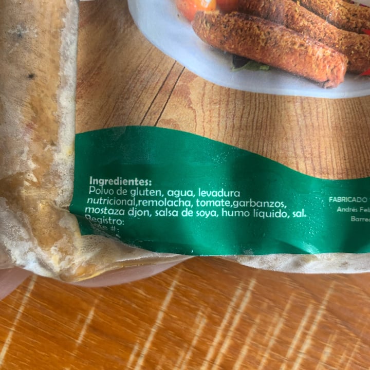 review photo of La Jama Vegana Chorizo de seitan shared by @adrocr on 07 May 2022 - review