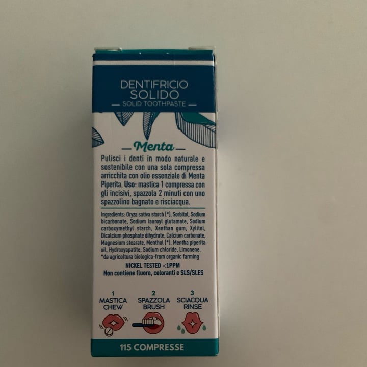 photo of Officina naturae Dentifricio solido shared by @monazenze on  20 Jul 2022 - review