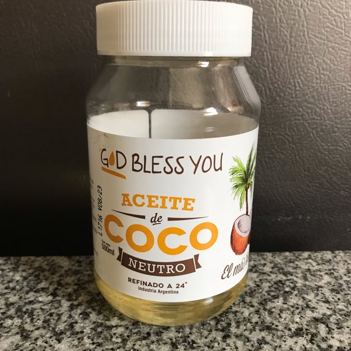 photo of God Bless You Aceite de Coco shared by @hipernova on  10 Nov 2021 - review