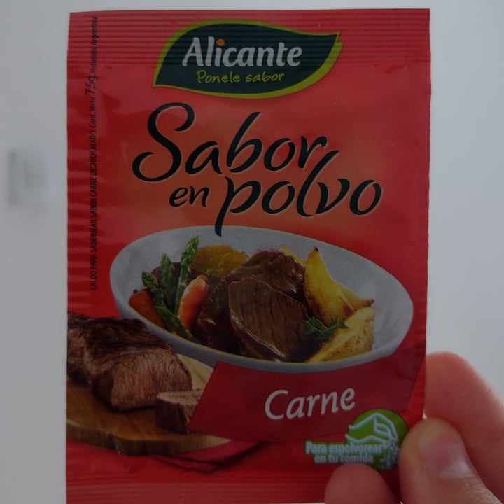 photo of Alicante Sabor en Polvo Carne shared by @veggiepini on  13 Sep 2021 - review