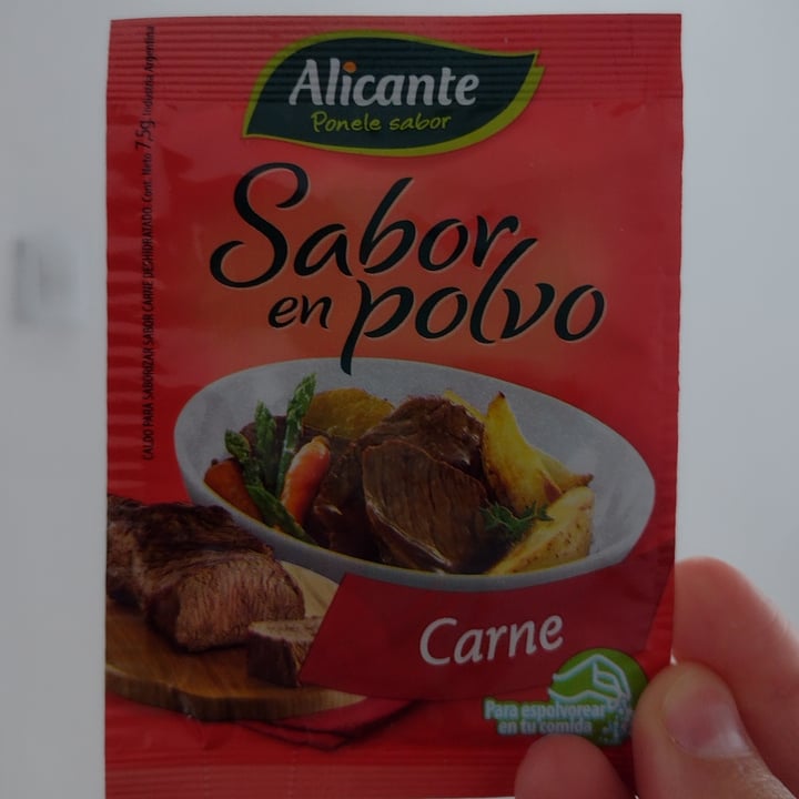 review photo of Alicante Sabor en Polvo Carne shared by @veggiepini on 13 Sep 2021 - review
