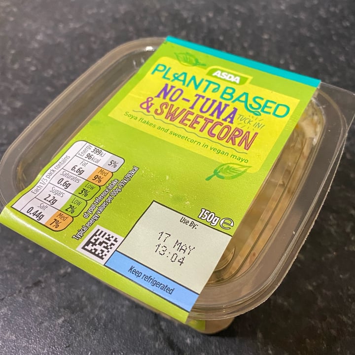 photo of Asda Plant Based  no tuna and sweetcorn shared by @meganthevegetable on  21 May 2022 - review
