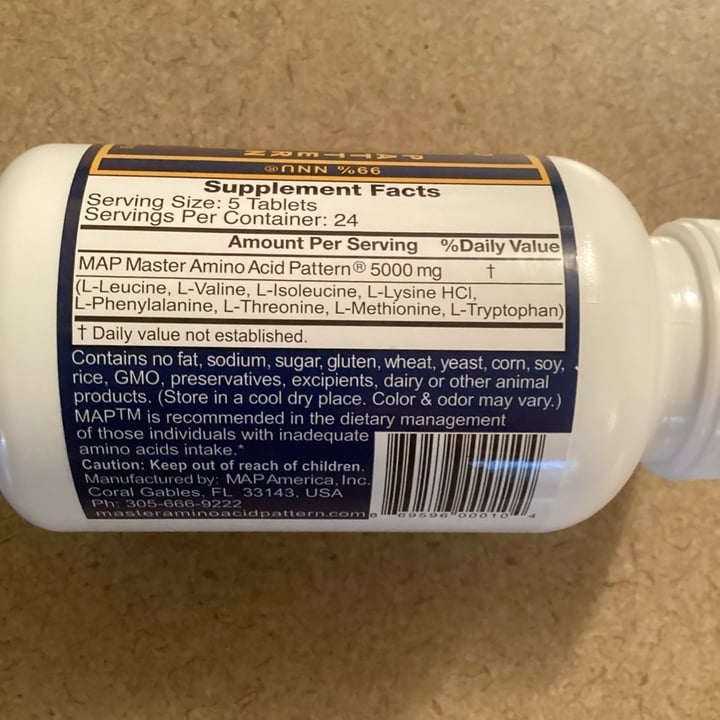 review photo of MAPS maps amino acid Supplement shared by @ohlilian on 18 Aug 2022 - review