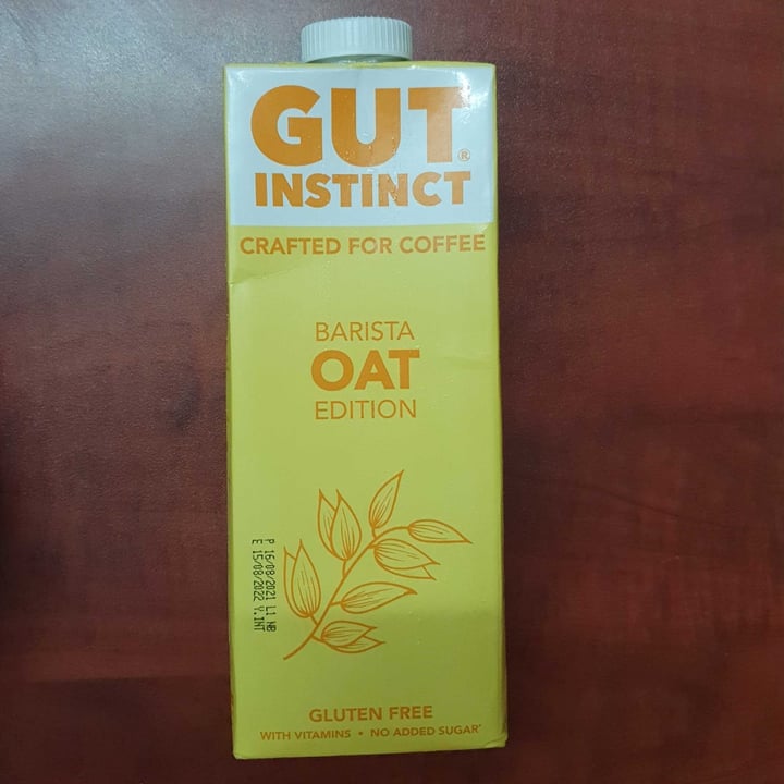photo of gut instinct Oat milk shared by @aaronjooste on  10 Aug 2022 - review
