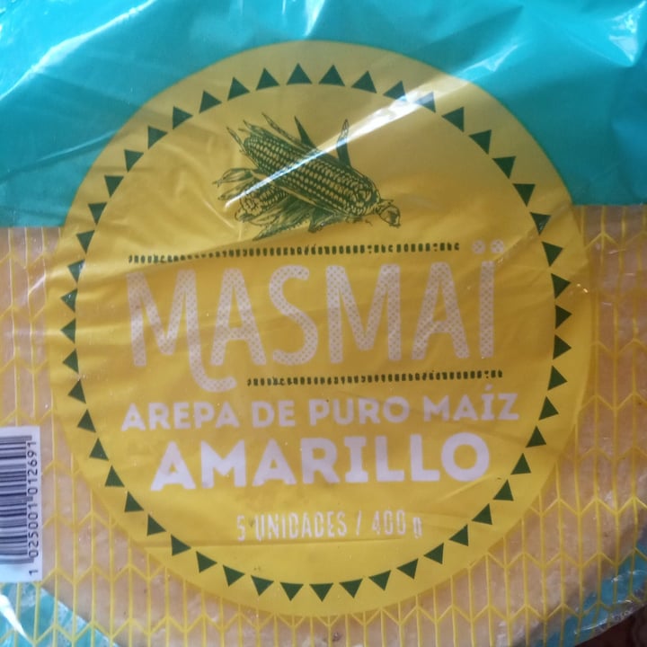 photo of Masmai Arepa Maíz Amarillo shared by @andreacatalinamonroy on  04 Oct 2021 - review