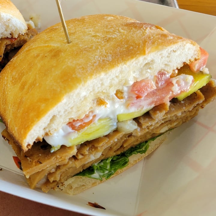 photo of SANDWICH Vegan seitan sandwich shared by @bridgetlong623 on  27 Feb 2022 - review