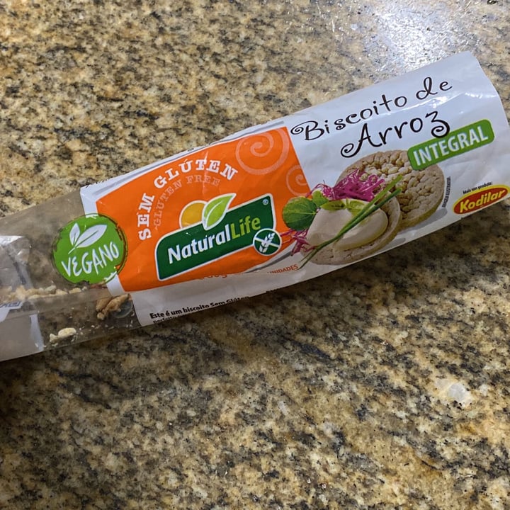 photo of NaturalLife Biscoito de arroz integral shared by @leticiaesperanca on  18 May 2022 - review