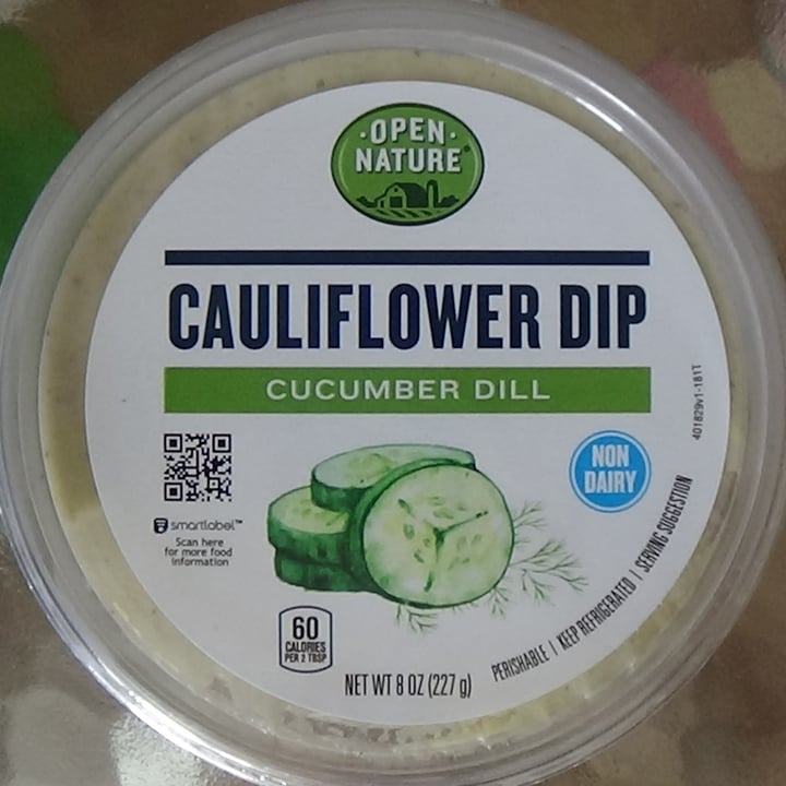 photo of Open Nature Cucumber Dill Cauliflower Dip shared by @feelideal on  03 Feb 2021 - review