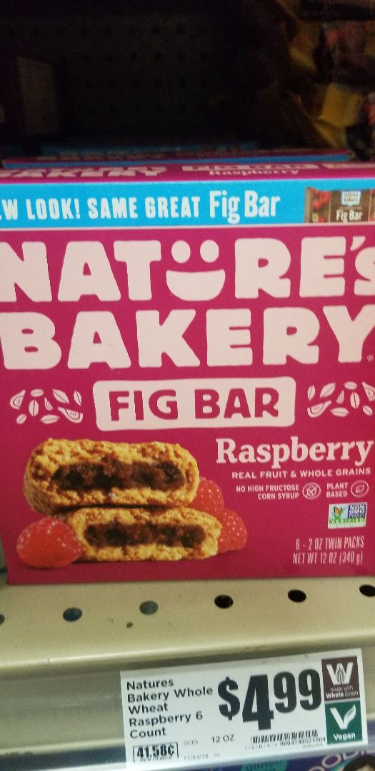 photo of Nature's Bakery Original Fig Bar shared by @veganadvovate on  21 Dec 2019 - review