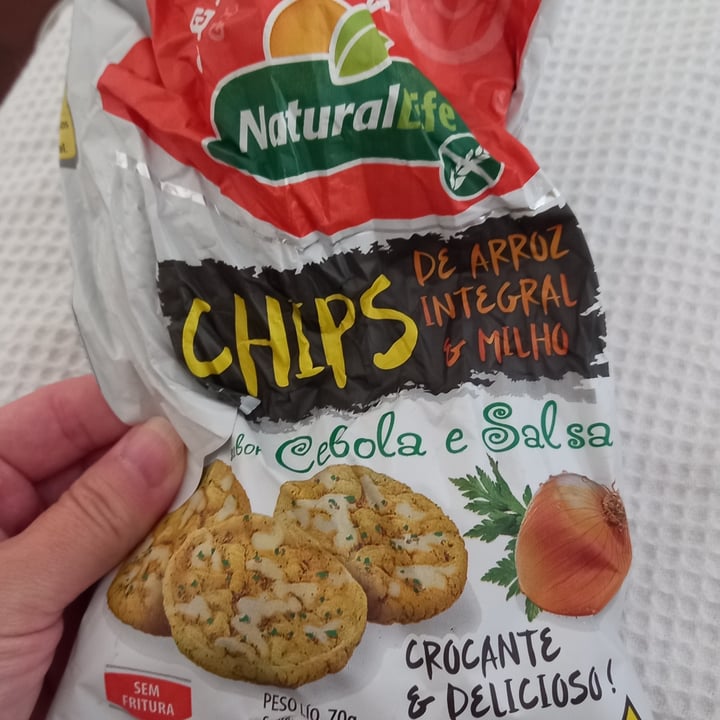 review photo of NaturalLife Chips de Arroz Integral e Milho Sabor Cebola shared by @paulasmsouza on 09 May 2022 - review