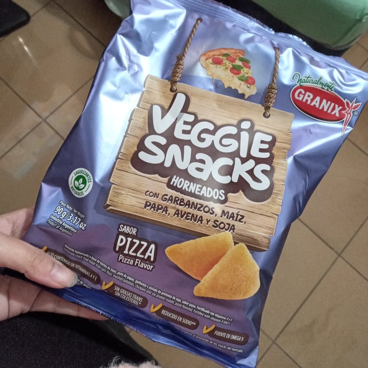 photo of Granix Veggie Snacks sabor Pizza shared by @lorelobo on  17 Jul 2021 - review
