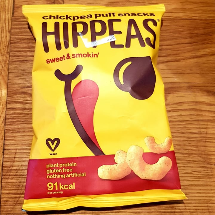 photo of Hippeas Sweet & smokin Organic Chickpea Puffs shared by @plantifulrachel on  22 Sep 2021 - review