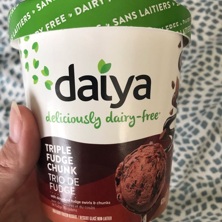 photo of Daiya Triple Fudge Chunk Ice Cream Tub shared by @edit on  05 Apr 2021 - review