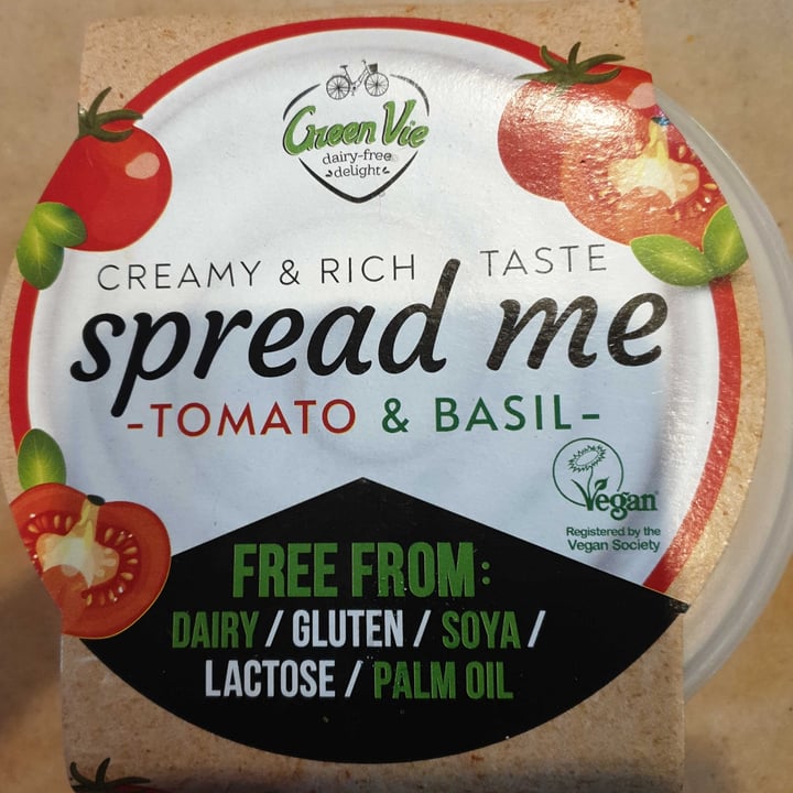 photo of GreenVie Foods Spread Me Tomato and Basil shared by @luciamf on  12 Apr 2021 - review