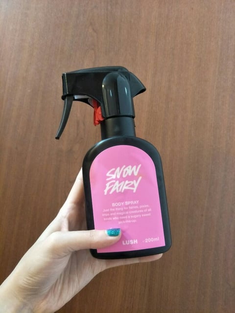 Lush snow fairy deals spray